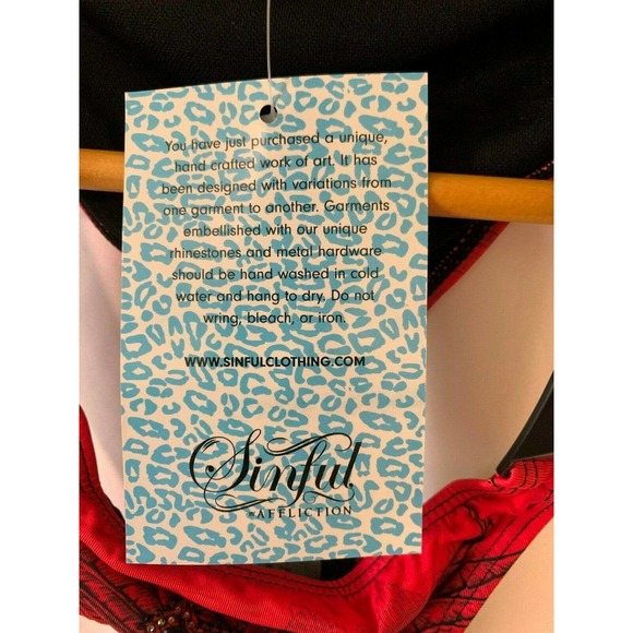 Affliction Bikini Bottom Femme Fatale S New - Picture 5 of 6